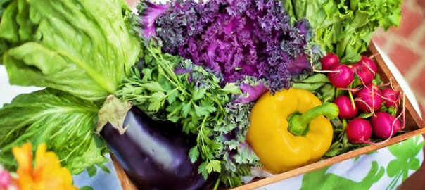 Photo of a box of vegetables